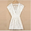Sanwood Long Sleeve Floral Mini Women - Dresses (Black)