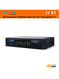 AJA Io X3 Multi-Channel 2K/HD/SD Video I/O over Thunderbolt 3