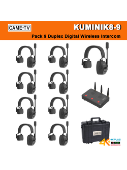 CAME-TV Kuminik8 Pack9 Duplex Digital Wireless Intercom
