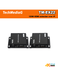 TM-EX22 120M HDMI extender over IP อุปกรณ์ต่อขยายสัญญาณด้วยสายแลนระยะ 120 เมตร
