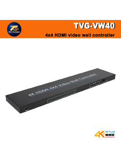TECVAGON TVG-VW40 4x4 HDMI video wall controller support 4K output