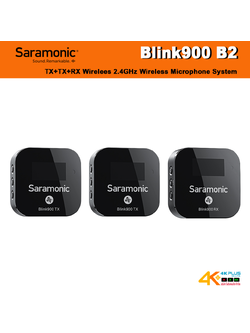 Saramonic Blink900 B2 2.4GHz Dual-Channel Wireless Microphone System