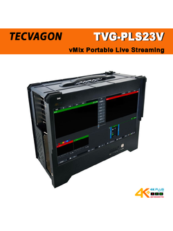 TECVAGON TVG-PLS23V 17.3" vMix Portable Live Streaming