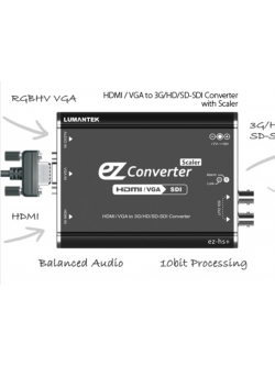Lumantek es-hs+(HDMI/VGA to 3G/HSSD-SDI with Scaler)