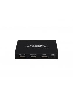HDMI 2.0 1x2 HDMI Splitter, HDCP2.2 รับรอบ 3D, 4Kx2K@60Hz