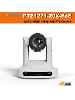 AVMATRIX PTZ1271-20X-POE 3G-SDI HDMI 1080p PoE PTZ Camera