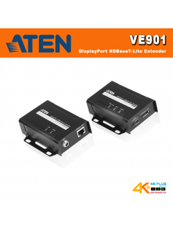 VE901 ATEN DisplayPort HDBaseT-Lite Extender (4K ที่ระยะ 40 เมตร ,1080pที่ระยะ 70เมตร )