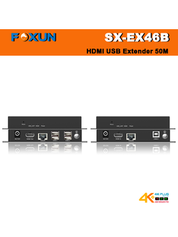 SX-EX46B HDMI KVM Extender - Support 50m(164ft) 1080P/KVM/POC