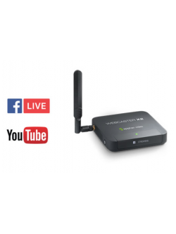 Webcaster X2 Facebook Live and YouTube encoder