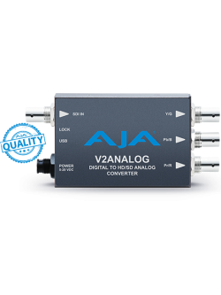 AJA V2Analog - HD/SD-SDI to Component/Composite Analog Mini-Converter