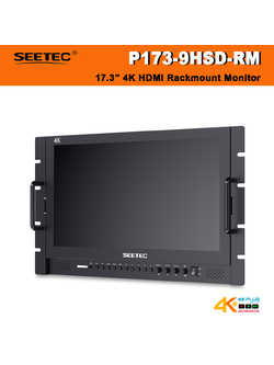 SEETEC P173-9HSD-RM 17.3 Inch 4K HDMI Rackmount Monitor