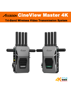 Accsoon CineView Master 4K Tri-Band Wireless Video Transmission System