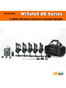 Saramonic WiTalk9 SE 2.4GHz Wireless Intercom Headset System