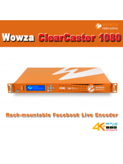 ClearCaster Rack-mountable Facebook Live Encoder เครื่องไลฟ์เฟสบุ๊คแบบคุณภาพสูง
