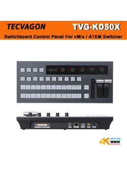 TECVAGON TVG-KD50X Switchboard control panel (For ATEM Switcher/vMix , OBS Software)