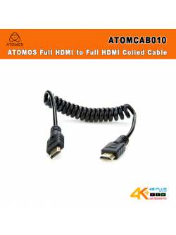 ATOMCAB010 Atomos Full HDMI to Full HDMI Coiled Cable 30cm.