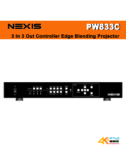 NEXIS PW833C 3 In 3 Out Controller Edge Blending Projector