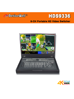 DeviceWell HDS9336 6-CH Portable HD Video Switcher
