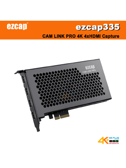 ezcap335 CAM LINK PRO 4K 4xHDMI Capture