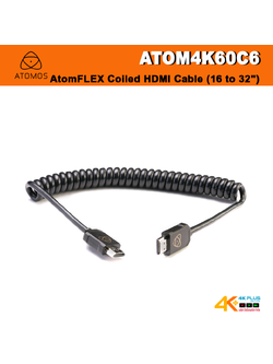 ATOMOS ATOM4K60C6 AtomFLEX Coiled HDMI Cable (16 to 32")