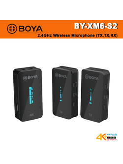 Boya BY-XM6-S2 2.4GHz Wireless Microphone