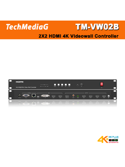 TM-VW02B 2x2 HDMI 4K VideoWall Controller
