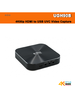 EDIO UGH90B 4K60p HDMI to USB UVC Video Capture