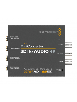 Blackmagic Mini Converter SDI to Audio 4K (SD/HD/3G-SDI audio de embedde)