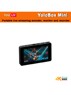 YoloBox Mini portable live streaming encoder, monitor and recorder