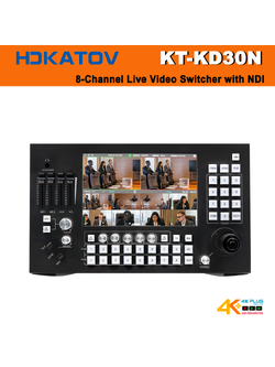 HDKATOV KT-KD30N 8-Channel Live Video Switcher with NDI