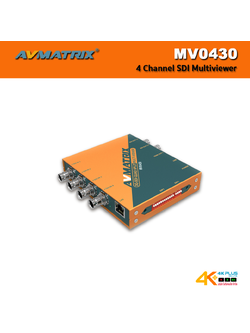 AVMatrix MV0430 4Channel SDI Multiviewer
