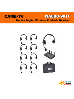 CAME-TV WAERO-9KIT Duplex Digital Wireless Foldable Headset