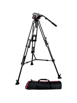 Manfrotto 504HD,546BK Aluminum Tripod System พร้อมกระเป๋าฟรี