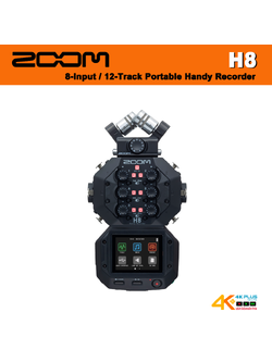 Zoom H8 8-Input / 12-Track Portable Handy Recorder