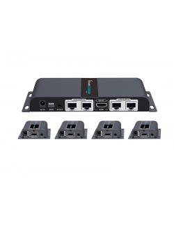 Vanzel LH-104EA 1x4 HDMI Extender Splitter over CAT6/6a/7 40m with IR pass-back **สินค้าตกรุ่น**