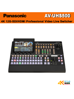 Panasonic AV-UHS500 4K 12G-SDI/HDMI Professional Live Video Production Switcher