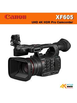 Canon XF605 UHD 4K HDR Pro Camcorder