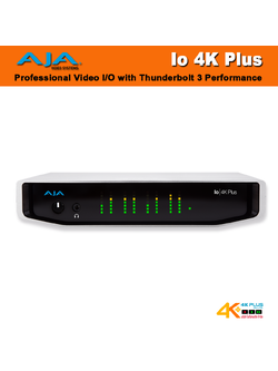 Io 4K Plus Professional Video I/O with Thunderbolt 3 Performance