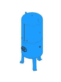 ถังพักลม Air Tank ขนาด 3000 ลิตร