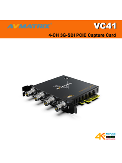 AVMATRIX VC41 4-CH 3G-SDI PCIE Capture Card
