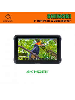 ATOMOS SHONOBI 5” HDR Photo & Video Monitor 4K HDMI input