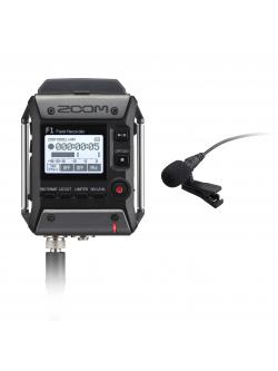 ZOOM F1-LP Field Recorder + Lavalier Mic