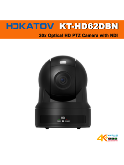HDKATOV KT-HD62DBN 30x Optical HD PTZ Camera AI Tracking with NDI ประกันศูนย์ 1 ปี