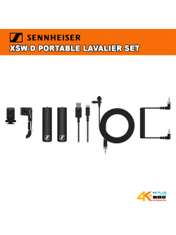 XSW-D PORTABLE LAVALIER SET - Camera-Mount Digital Wireless Microphone System with Bodypack Transmitter and ME2-II Lav Mic (2.4 GHz)