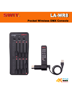 SWIT LA-WR8 Pocket Wireless DMX Console