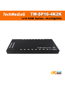 TM-SP16-4K2K 1x16 HDMI Splitter, 4Kx2K@30Hz