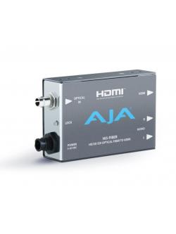 AJA Hi5-Fiber - HD/SD-SDI over Fiber To HDMI Video and Audio Converter