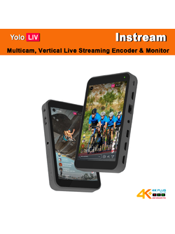 YoloLiv Instream All-In-One, Multicam, Vertical Live Streaming Encoder & Monitor