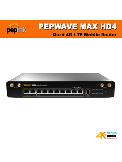 Pepwave MAX HD4 Quad 4G LTE Mobile Router