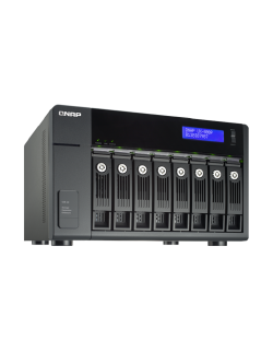 QNAP UX-800P 8-Bay x 3.5” or 2.5” SATA 6Gb/s, SATA 3Gb/s hard drive